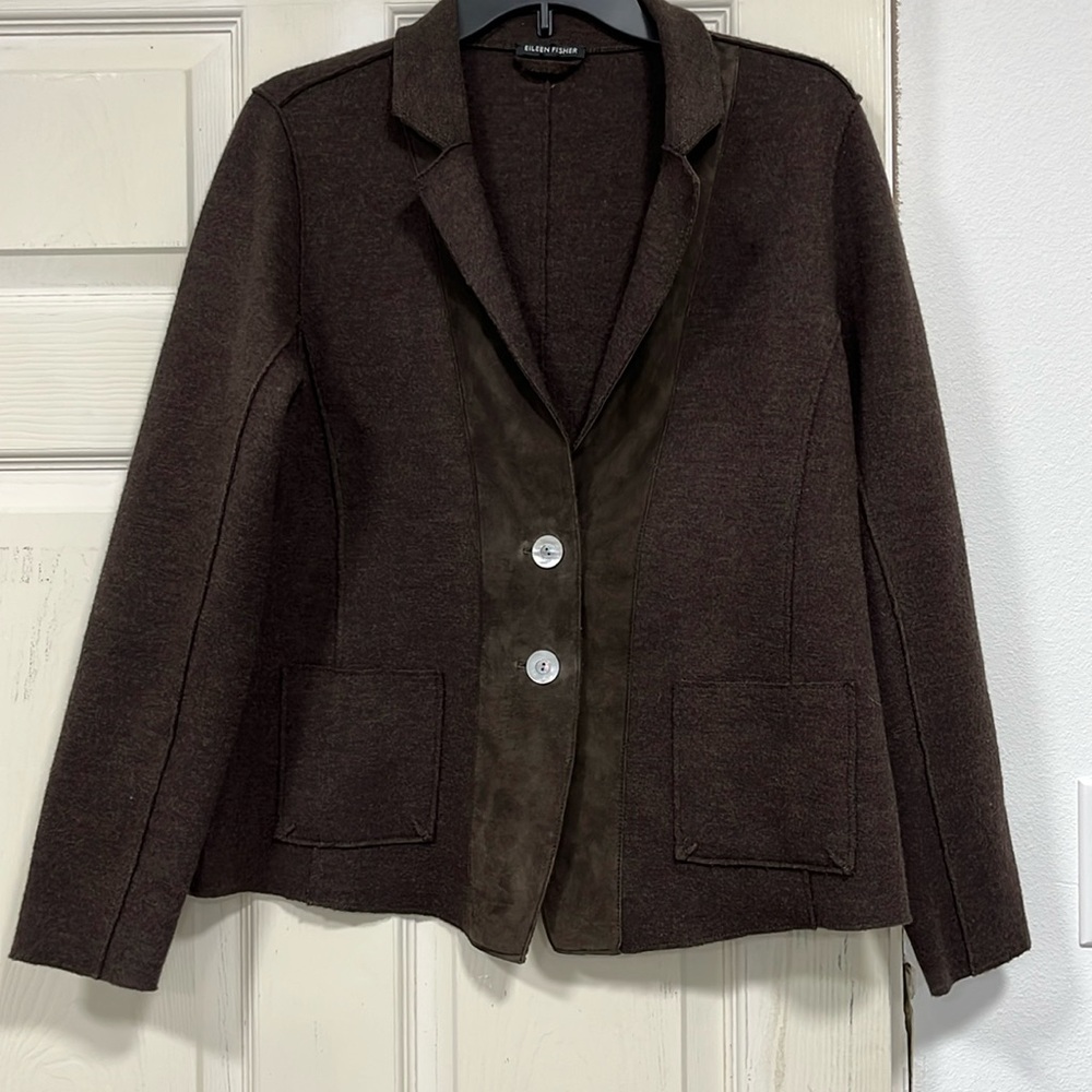 Eileen Fisher brown jacket